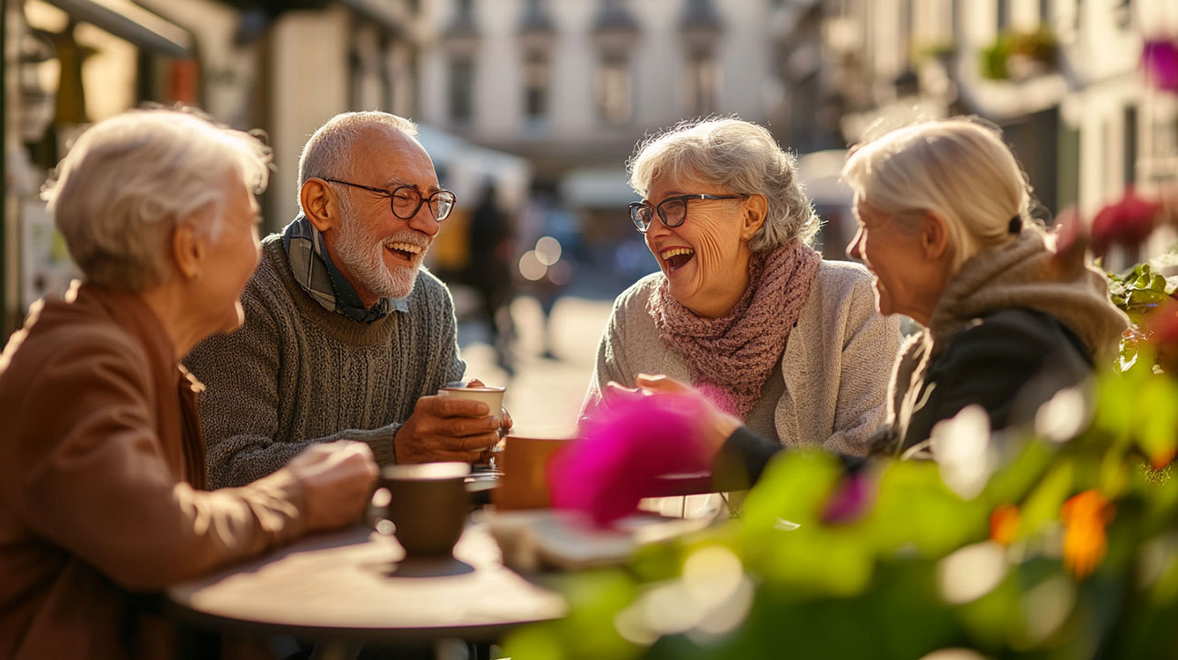 Vieillir en restant connecté : l'importance du lien social pour le bien-être.