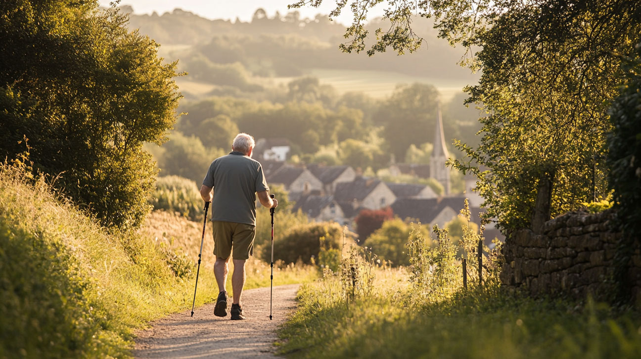 Bouger à tout âge : marche et activité physique pour le bien-être des seniors.